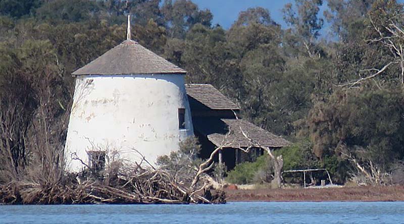 Coopers Wind Mill on Cooleenup Island, South Yunderup, South Australia