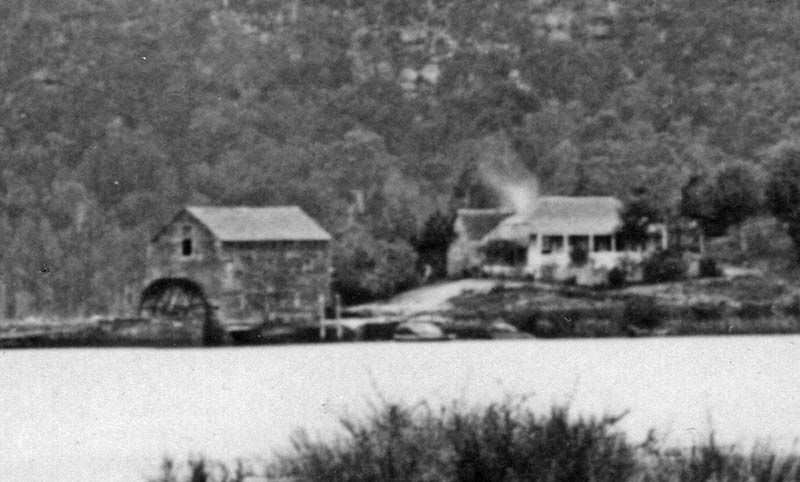 singletons mill photograph from jocelyn powell collection- courtesy of dharug & lower hawkesbury historical society.