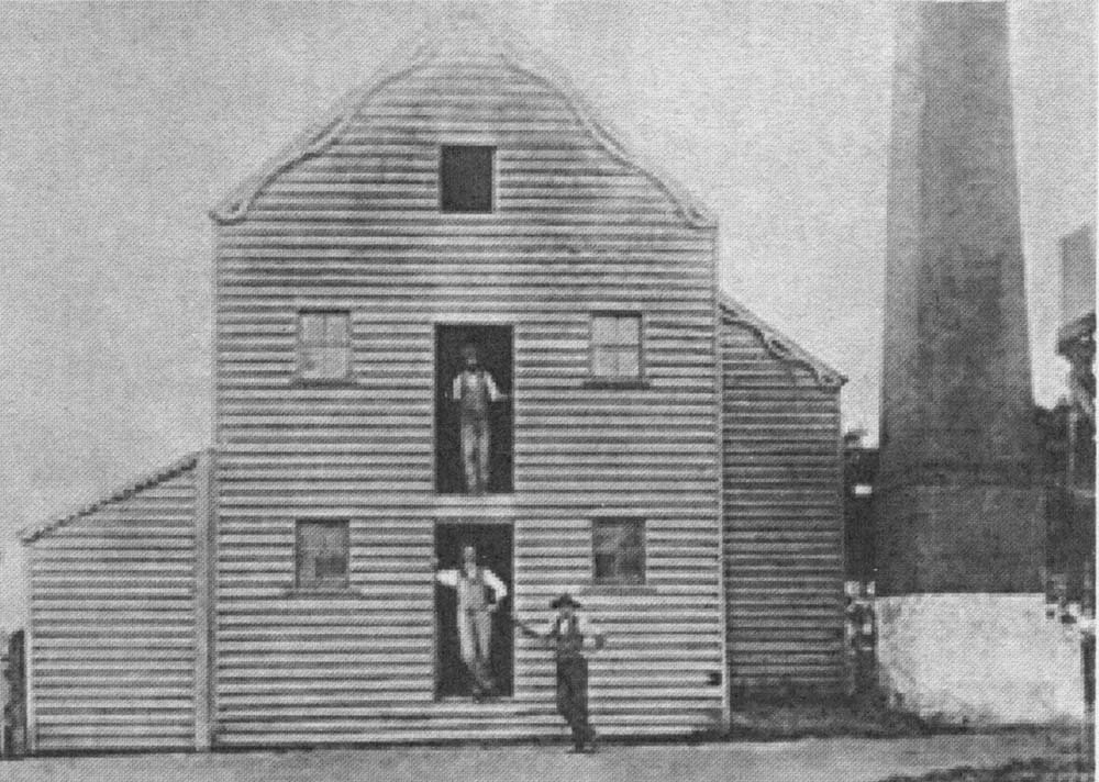 Sawkins Steam Flour Mill at Singleton. Courtest Singleton Historical Society.